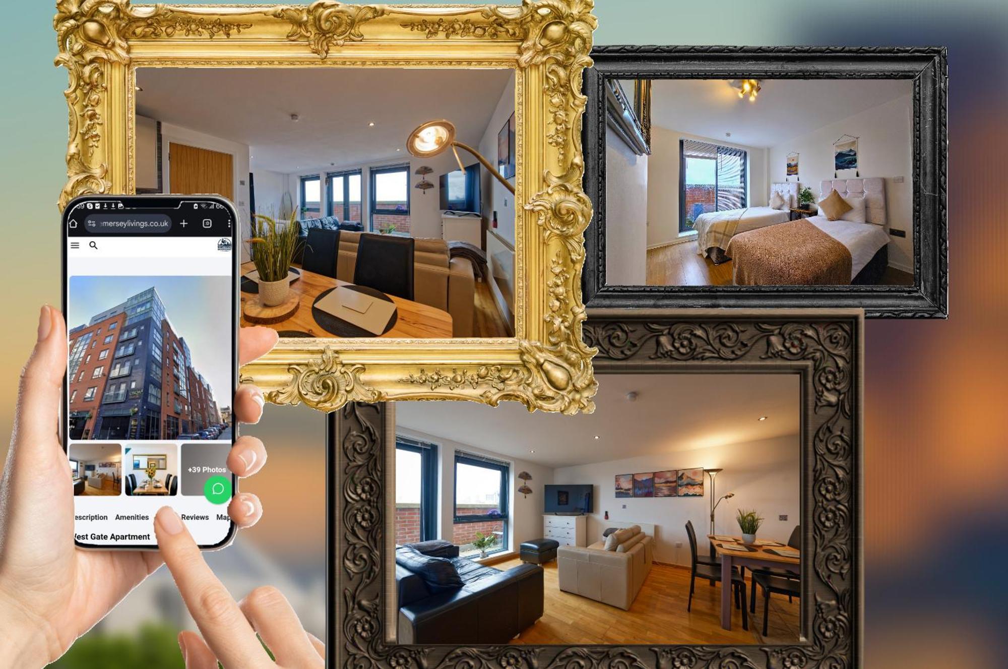 Sidemersey Livings- Convenient 1-Bedroom Flat With A View, Central Liverpool Esterno foto
